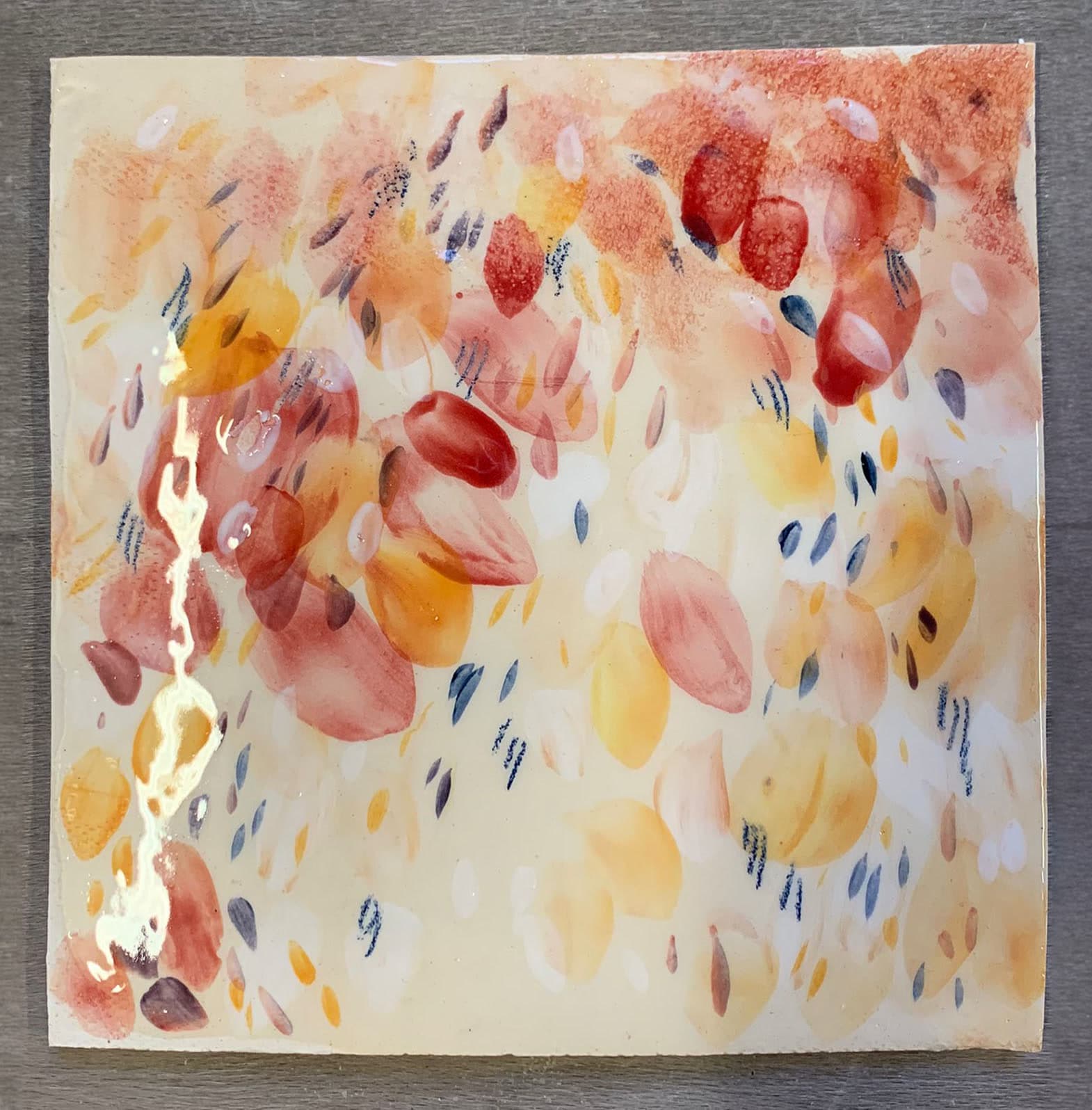 Œuvre céramique émaillée et cuite — Caroline Le Rouge de Guerdavid