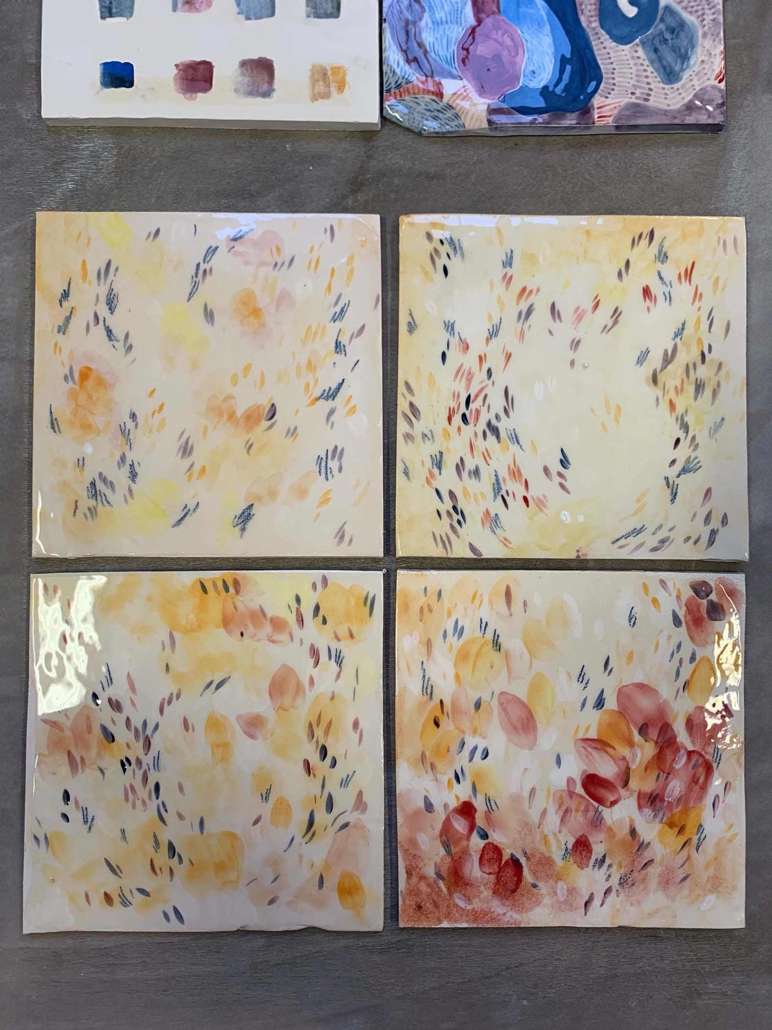 Œuvre céramique émaillée et cuite — Caroline Le Rouge de Guerdavid