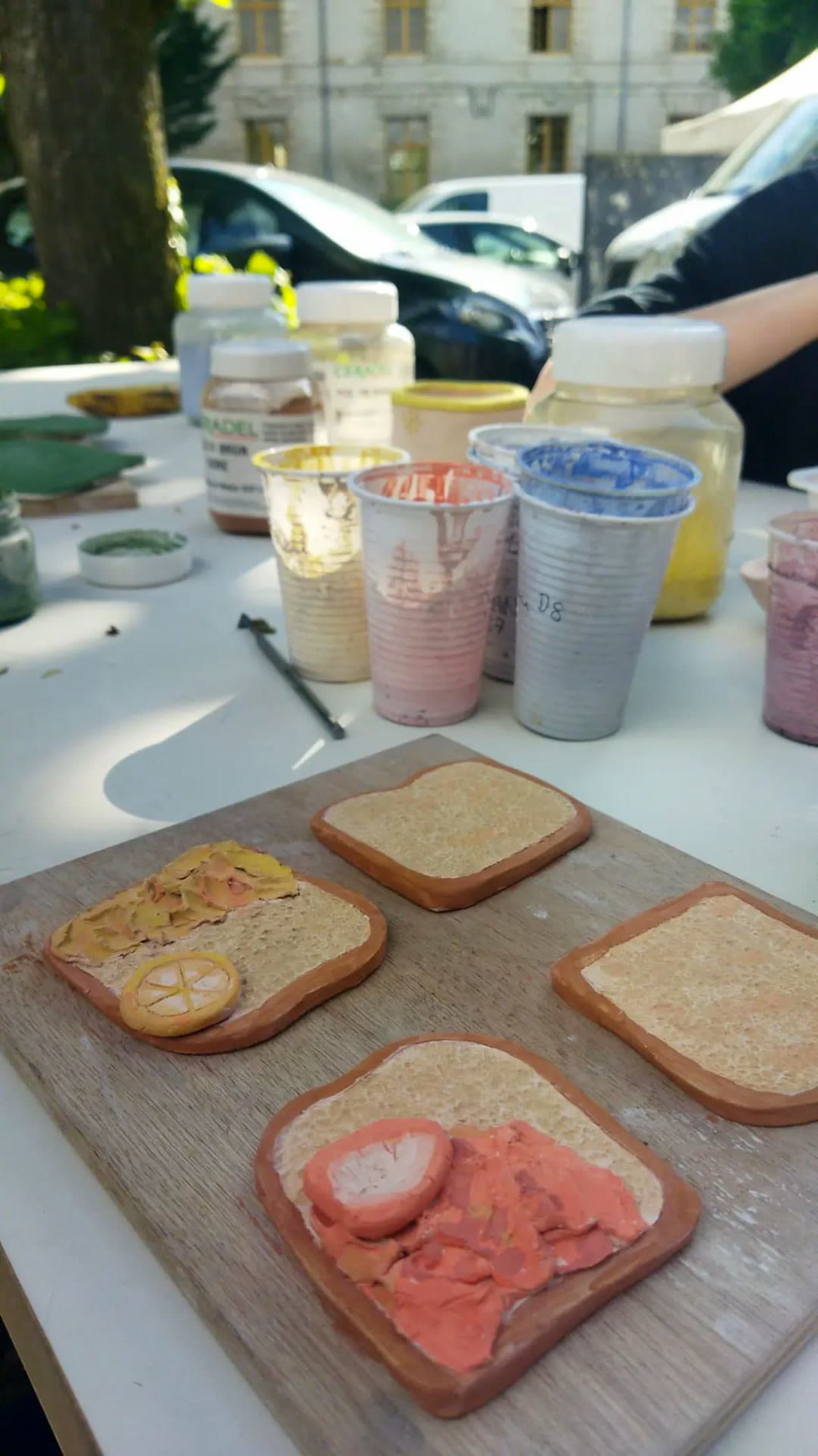 Sculpture céramique émaillée — Caroline Le Rouge de Guerdavid