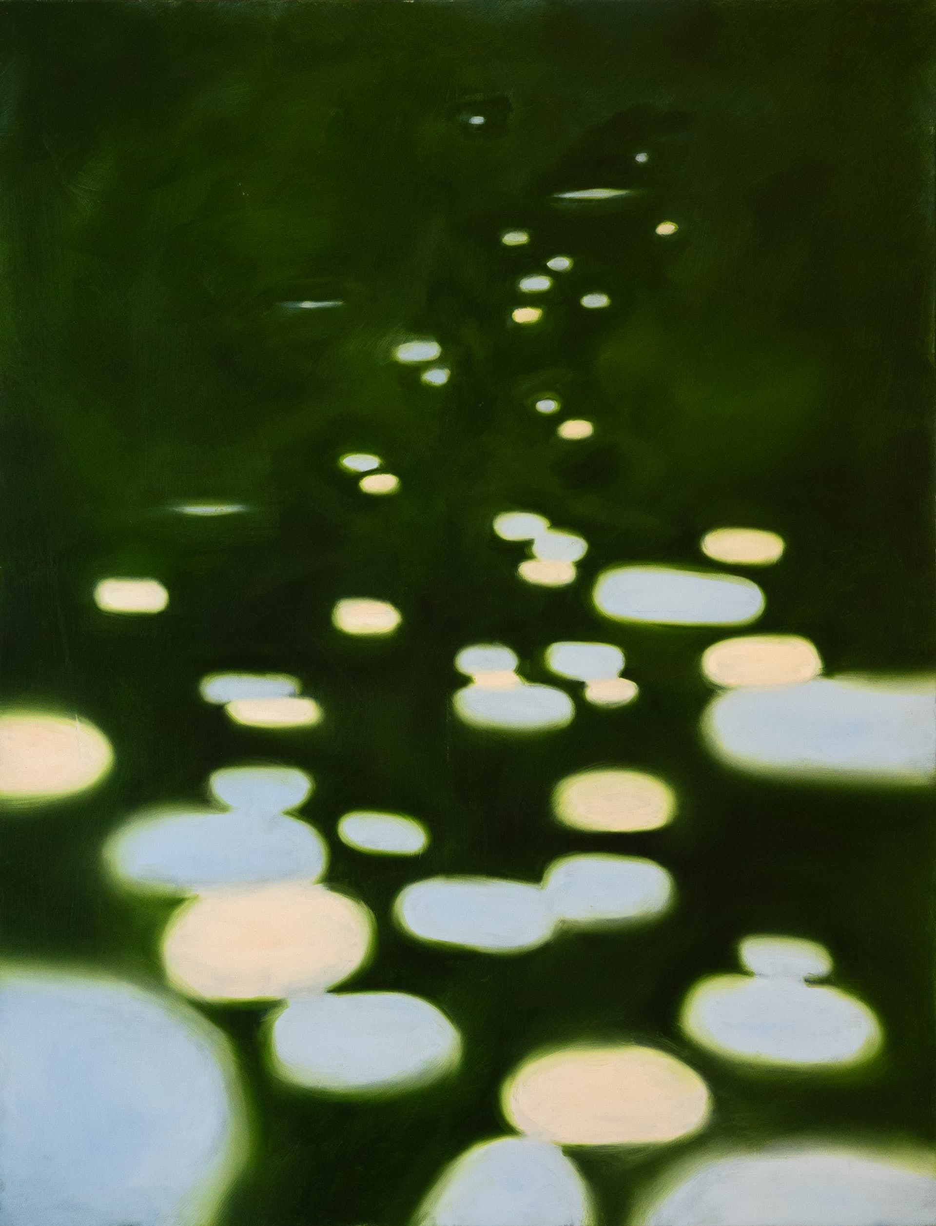 Lumières — Peinture acrylique de Caroline Le Rouge de Guerdavid