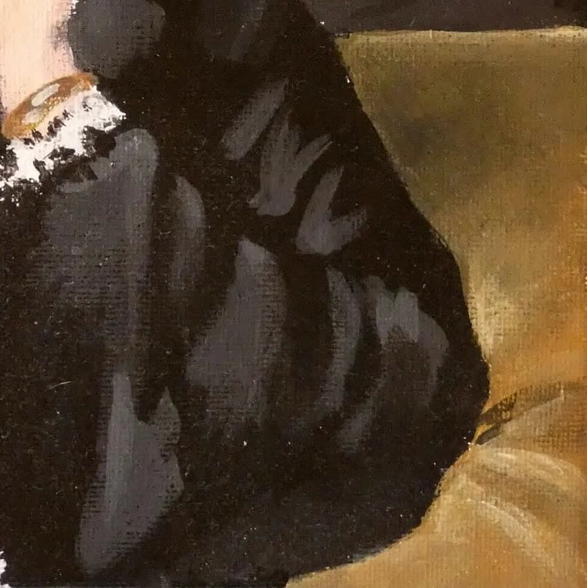 Portrait — après restauration, Peinture acrylique de Caroline Le Rouge de Guerdavid