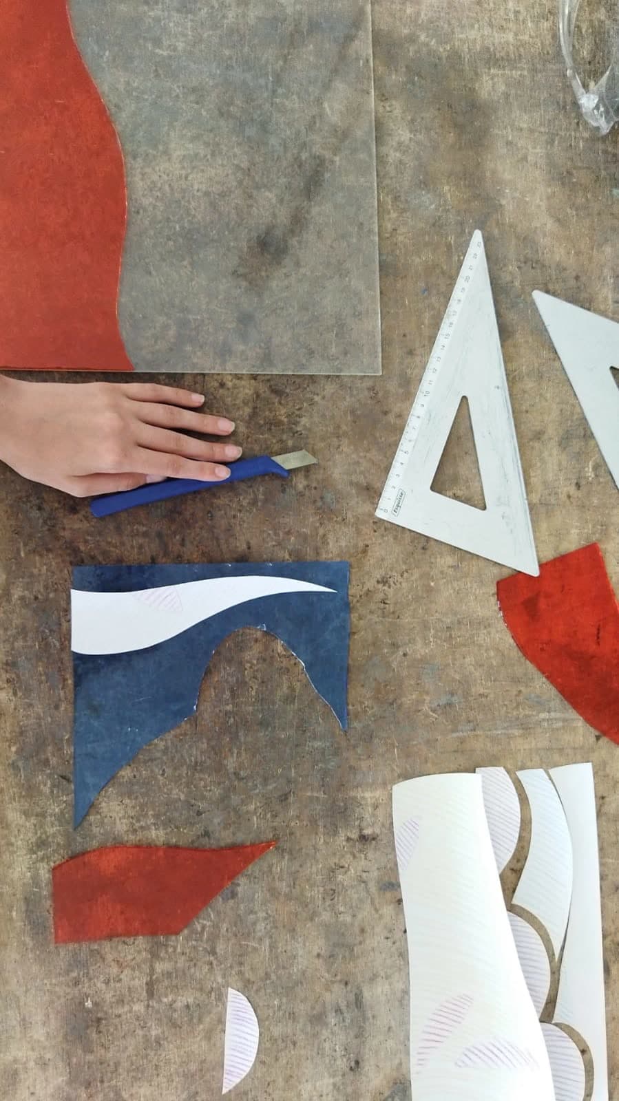 Stage vitrail — découpe et travail du verre coloré