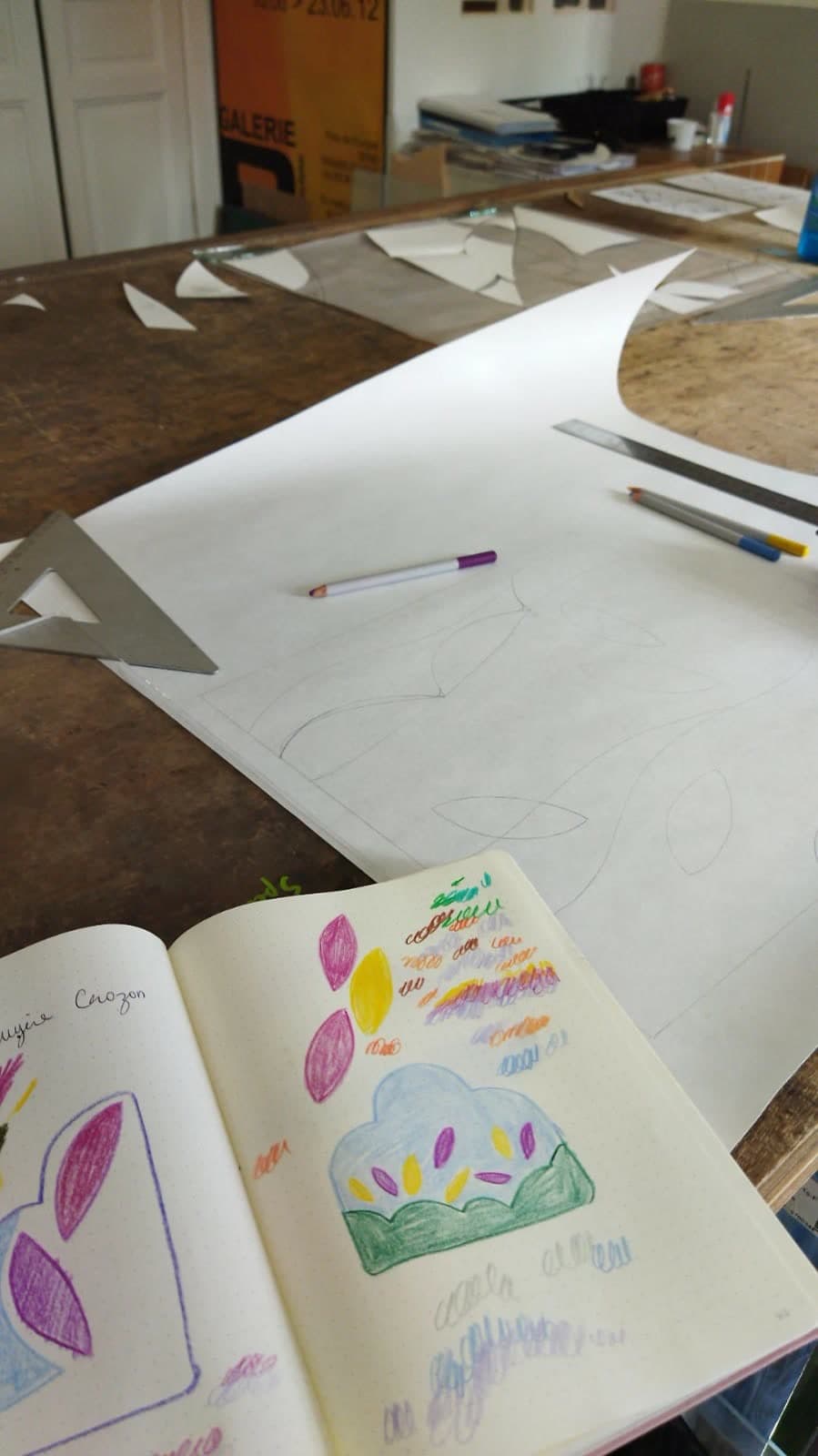 Stage vitrail — découpe et travail du verre coloré