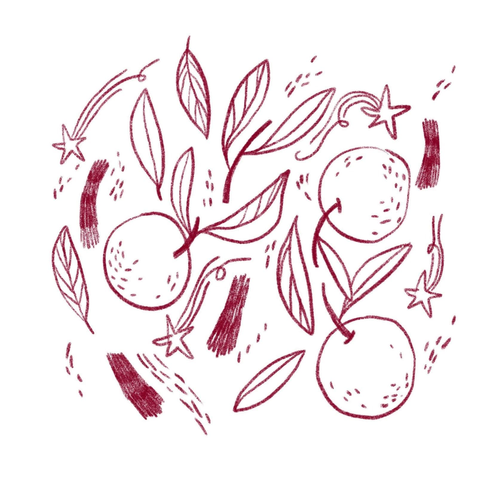 Fleurs — illustration florale délicate 2 de Caroline Le Rouge de Guerdavid