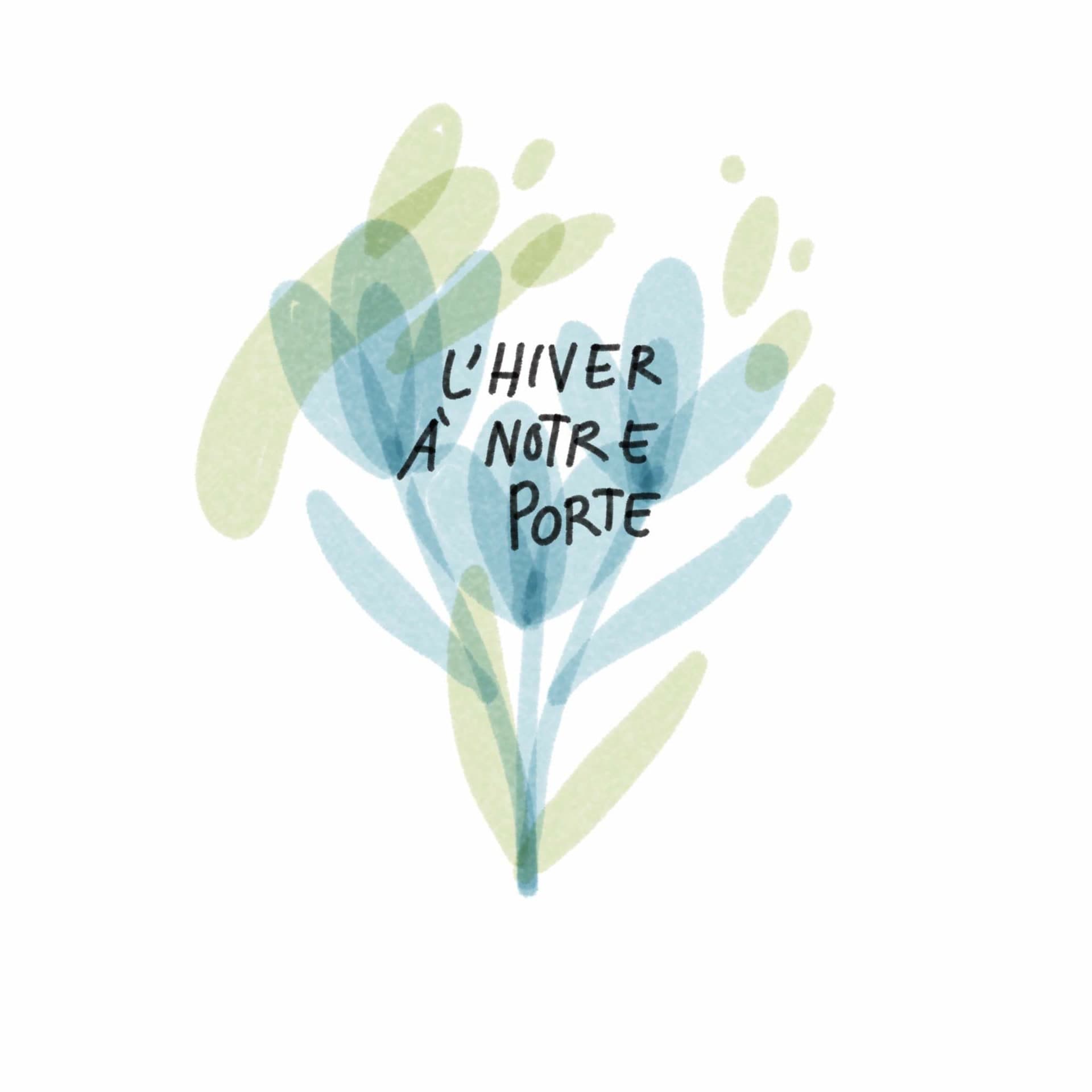 Fleurs — illustration florale délicate 4 de Caroline Le Rouge de Guerdavid