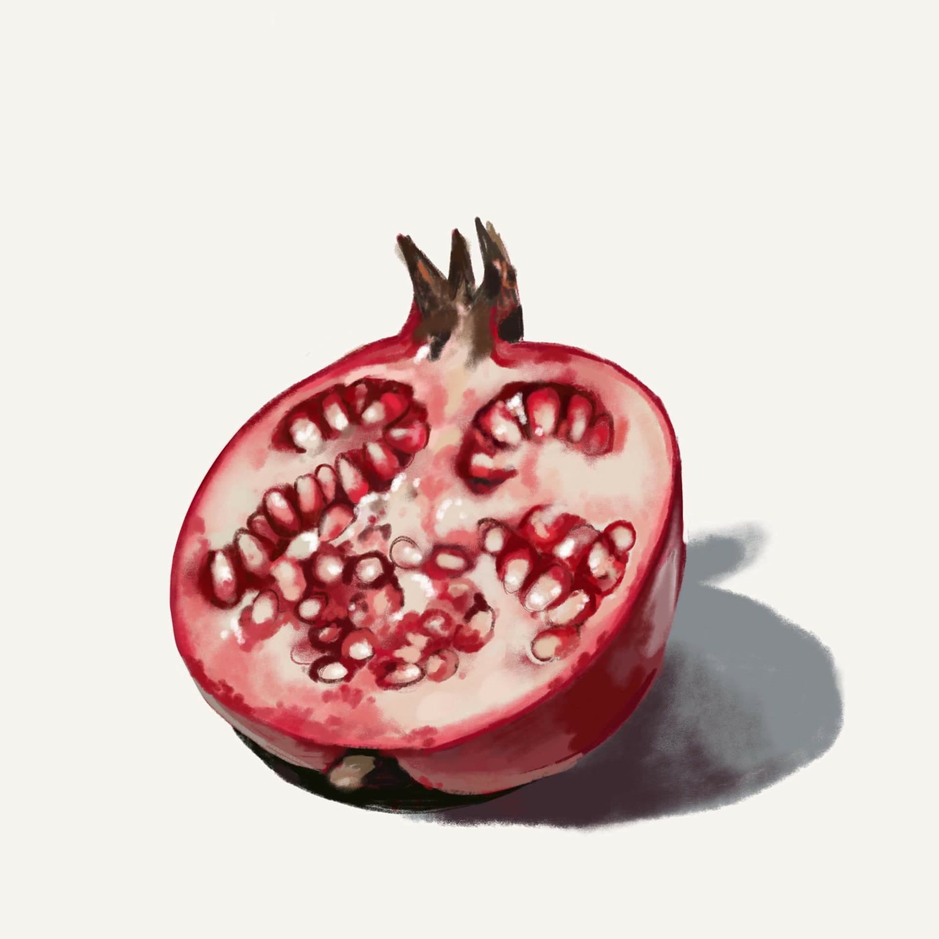 Fruits — nature morte aux fruits 2 par Caroline Le Rouge de Guerdavid