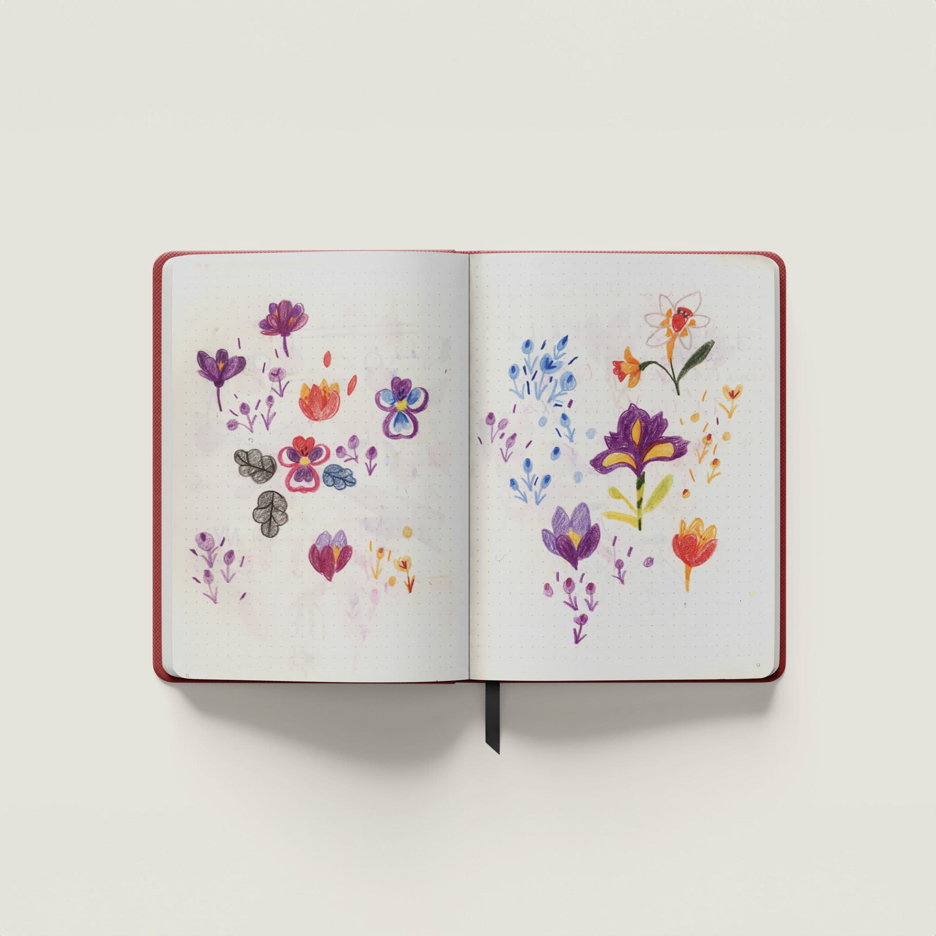 Carnets — illustration de carnet 2 de Caroline Le Rouge de Guerdavid