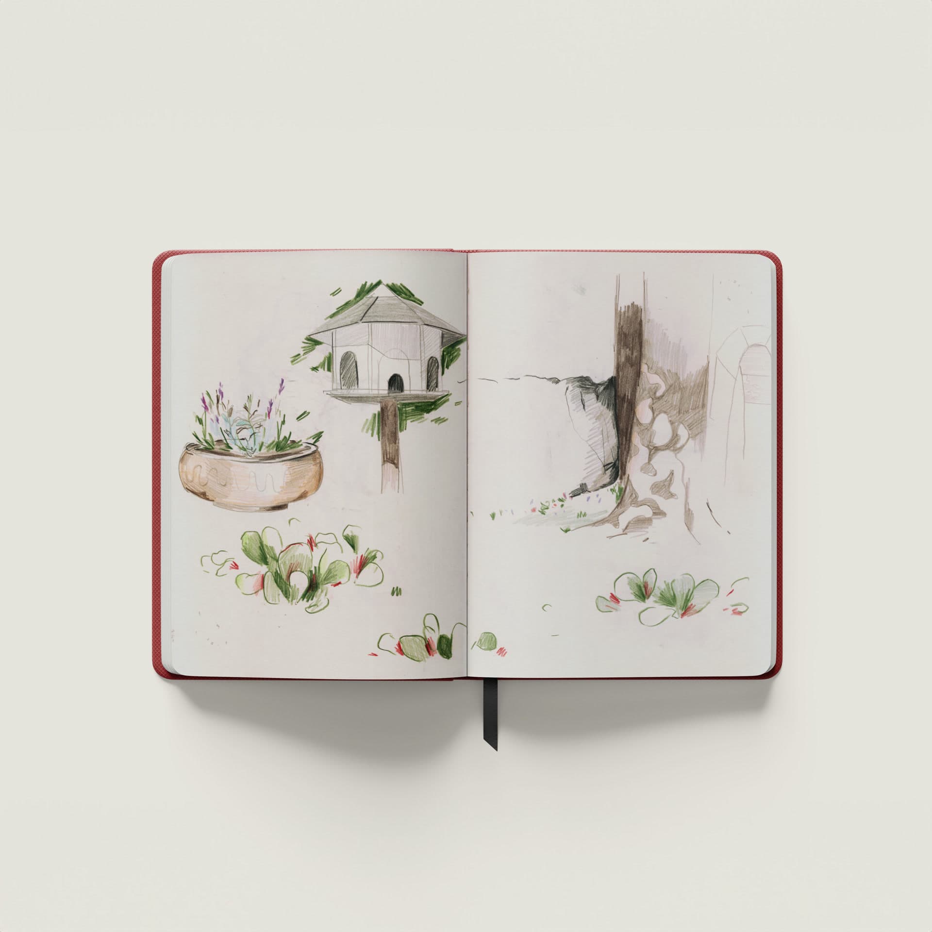 Carnets — illustration de carnet 3 de Caroline Le Rouge de Guerdavid
